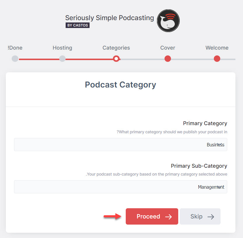 37 - تحديد تصنيف البودكاست على إضافة Seriously Simple Podcasting