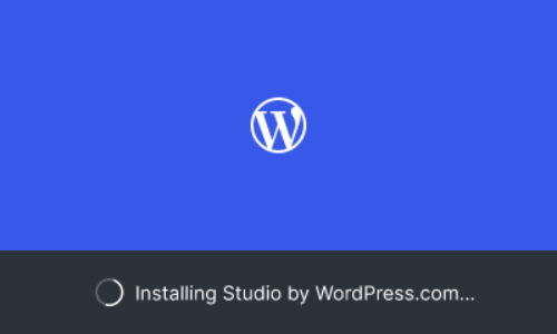 تنصيب برنامج WordPress Studio على الكومبيوتر