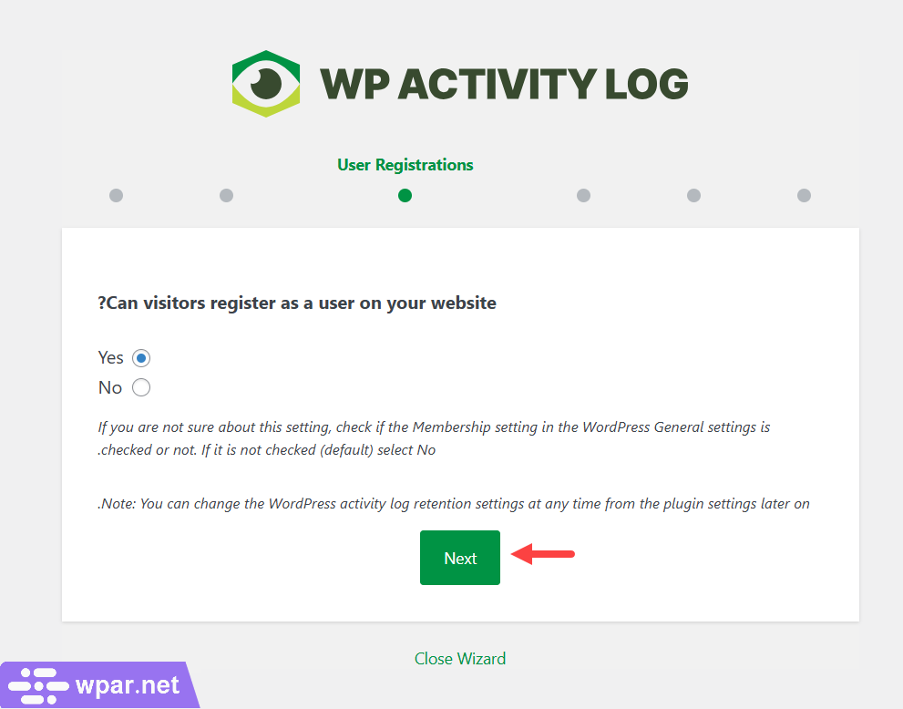 06- تفعيل تقارير التسجيل في إضافة WP Activity Log